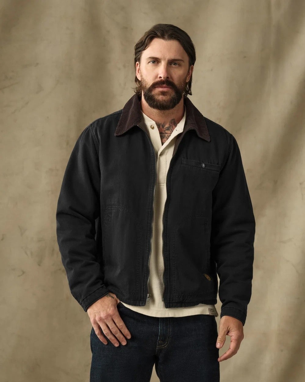 Filson : Denim Tacoma Jacket (Rinsed Black) | Howl Mercantile & Coffee