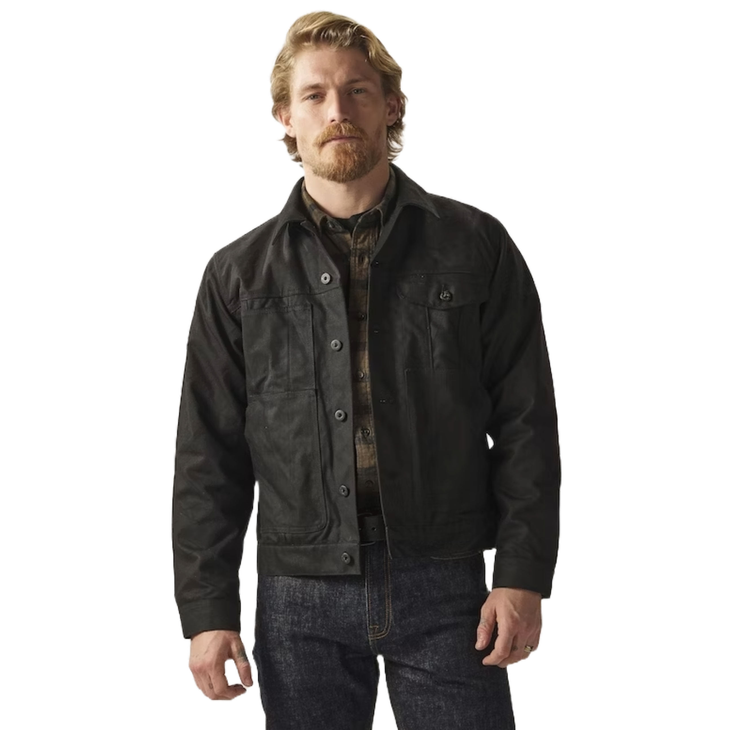 Filson : Tin Cloth Short Lined Cruiser (Black) | Howl Mercantile