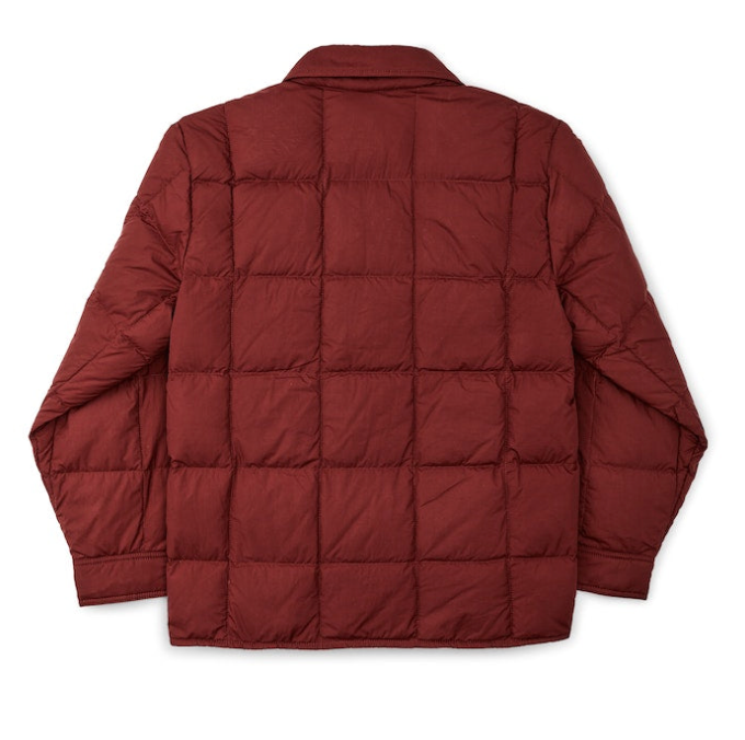 Filson : Lightweight Down Jacket-Shirt (Madder Red) | Howl