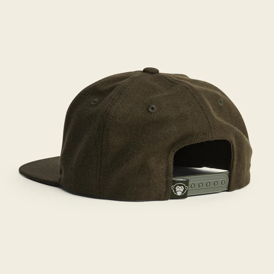 Howler Bros : Unstructured Snapback Hat (Big HB / Dark Olive)
